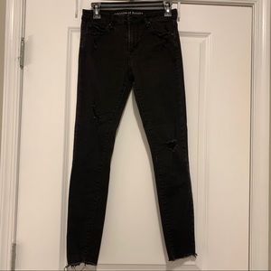 Articles of Society black ripped skinny jeans size 27